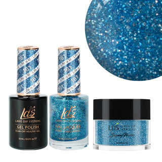  LDS 3 in 1 - 161 Life Is Lit - Dip, Gel & Lacquer Matching by LDS sold by DTK Nail Supply