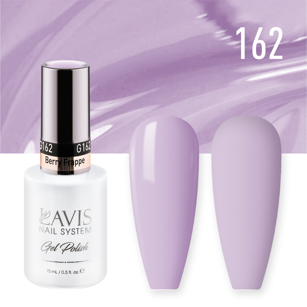 Lavis Gel Polish 162 - Purple Colors - Berry Frappe by LAVIS NAILS sold by DTK Nail Supply