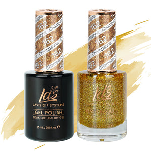  LDS Gel Nail Polish Duo - 162 Champagne by LDS sold by DTK Nail Supply