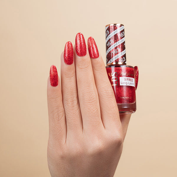  LDS Nail Lacquer - 163 A Thousand Kisses by LDS sold by DTK Nail Supply