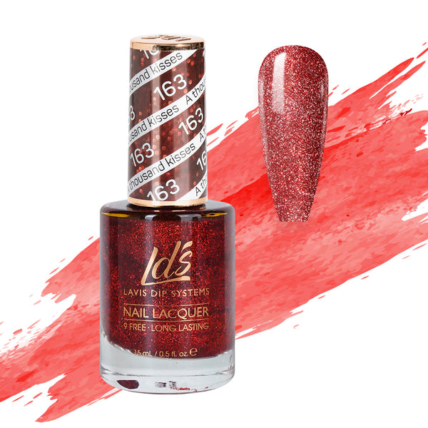  LDS Nail Lacquer - 163 A Thousand Kisses by LDS sold by DTK Nail Supply