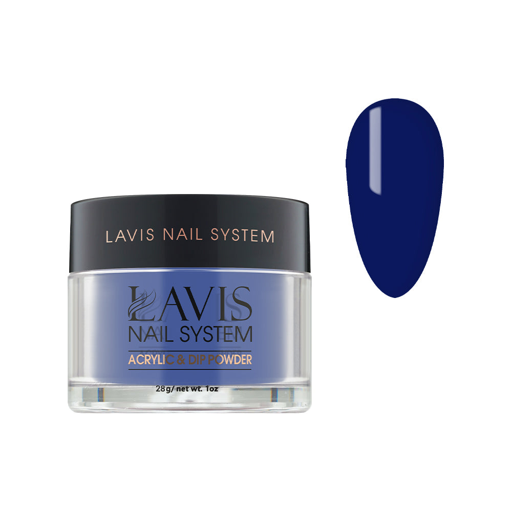 Lavis Acrylic Powder - 165 Lupine - Navy Colors by LAVIS NAILS sold by DTK Nail Supply
