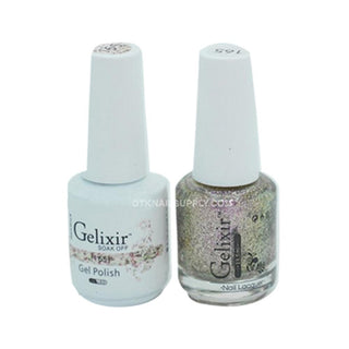  Gelixir Gel Nail Polish Duo - 165 Multi, Glitter Colors by Gelixir sold by DTK Nail Supply