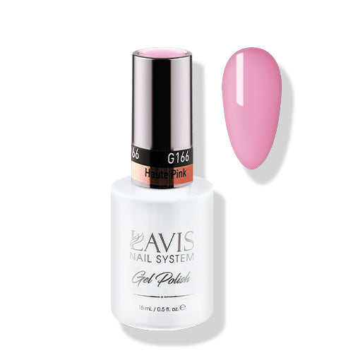 Lavis Gel Polish 166 - Pink Colors - Haute Pink by LAVIS NAILS sold by DTK Nail Supply