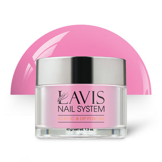  Lavis Acrylic Powder - 166 Haute Pink - Pink Colors by LAVIS NAILS sold by DTK Nail Supply