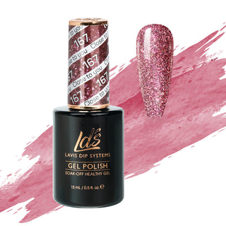  LDS Gel Polish 167 - Glitter, Pink Colors - Close To You by LDS sold by DTK Nail Supply