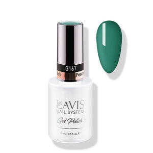 Lavis Gel Polish 167 - Green Colors - Peacock by LAVIS NAILS sold by DTK Nail Supply