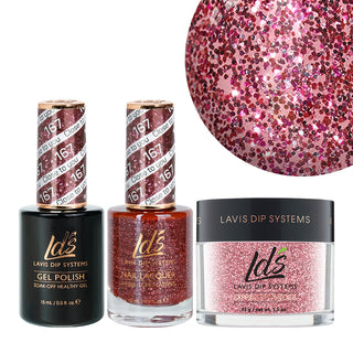 LDS 3 in 1 - 167 Close To You - Dip, Gel & Lacquer Matching by LDS sold by DTK Nail Supply