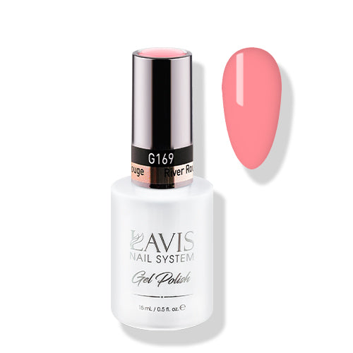 Lavis Gel Polish 169 - Pink Colors - River Rouge by LAVIS NAILS sold by DTK Nail Supply