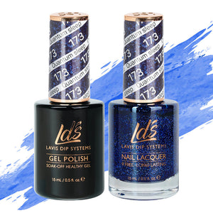 LDS Gel Nail Polish Duo - 173 Glitter Colors - Quantum Sleep by LDS sold by DTK Nail Supply