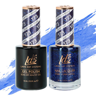  LDS Gel Nail Polish Duo - 173 Glitter Colors - Quantum Sleep by LDS sold by DTK Nail Supply