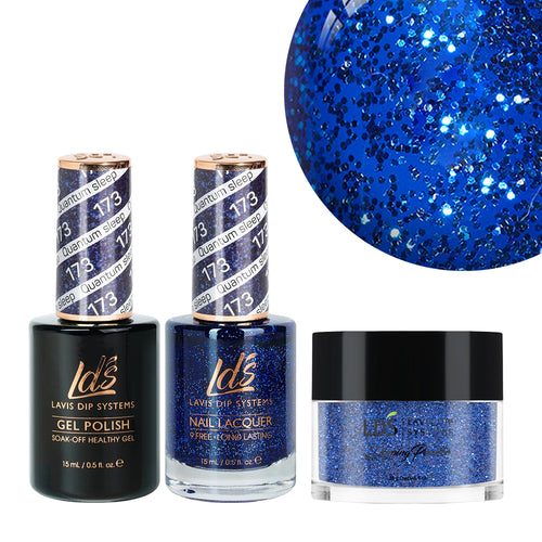  LDS 3 in 1 - 173 Quantum Sleep - Dip, Gel & Lacquer Matching by LDS sold by DTK Nail Supply