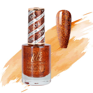  LDS 174 Sunset Soirée - LDS Healthy Nail Lacquer 0.5oz by LDS sold by DTK Nail Supply