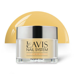 Lavis Acrylic Powder - 176 Crushed Pineapple - Yellow Colors by LAVIS NAILS sold by DTK Nail Supply