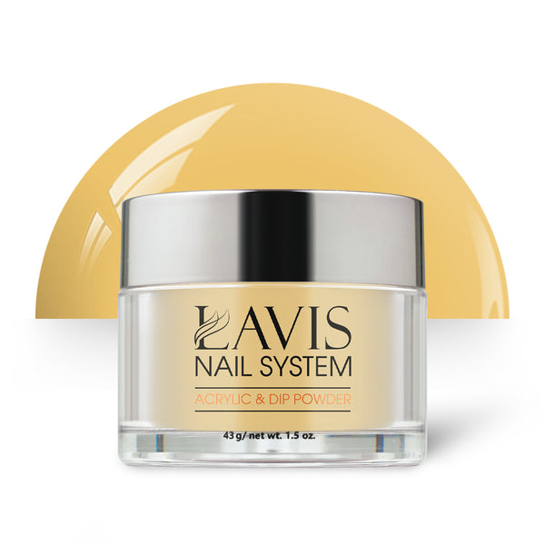 Lavis Acrylic Powder - 176 Crushed Pineapple - Yellow Colors by LAVIS NAILS sold by DTK Nail Supply