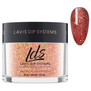  LDS Dipping Powder Nail - 177 Enlighten - Glitter, Orange Colors by LDS sold by DTK Nail Supply