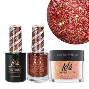  LDS 3 in 1 - 177 Enlighten - Dip, Gel & Lacquer Matching by LDS sold by DTK Nail Supply