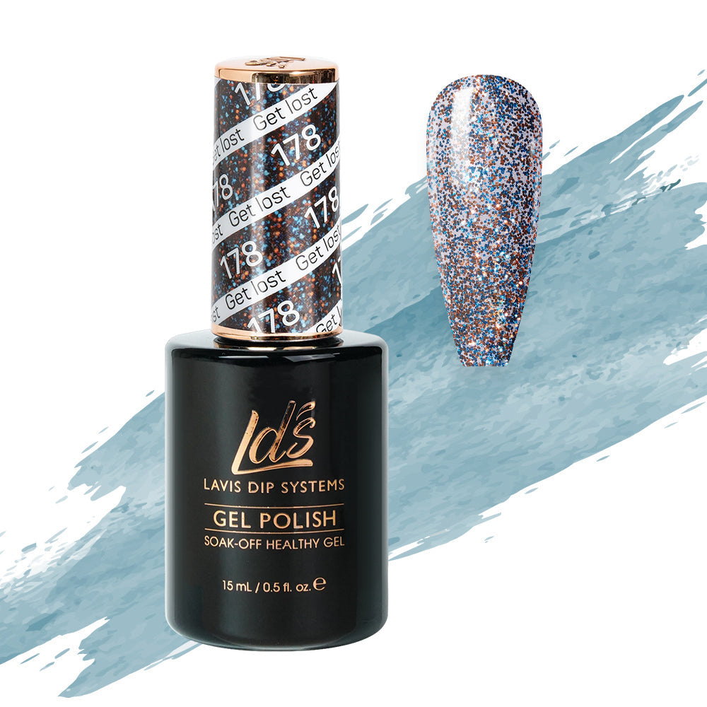  LDS Hema Free Gel Polish 178 - Get Lost by LDS HEMA FREE GEL POLISH sold by DTK Nail Supply