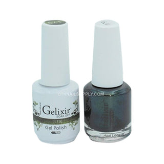  Gelixir Gel Nail Polish Duo - 179 Green, Shimmer Colors by Gelixir sold by DTK Nail Supply