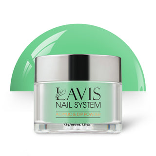  Lavis Acrylic Powder - 181 Green Picnic - Green Colors by LAVIS NAILS sold by DTK Nail Supply