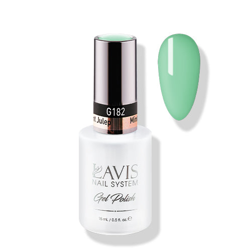 Lavis Gel Polish 182 - Green Colors - Mint Julep by LAVIS NAILS sold by DTK Nail Supply