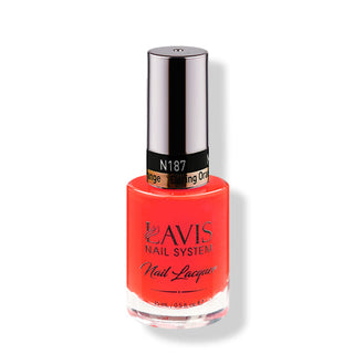  LAVIS Nail Lacquer - 187 Daring Orange - 0.5oz by LAVIS NAILS sold by DTK Nail Supply