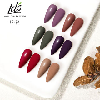  LDS Healthy Gel Color Set (6 colors): 019 to 024 by LDS sold by DTK Nail Supply