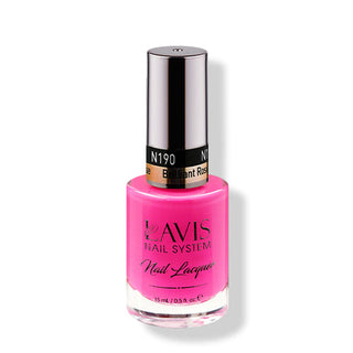  LAVIS Nail Lacquer - 190 Brilliant Rose - 0.5oz by LAVIS NAILS sold by DTK Nail Supply