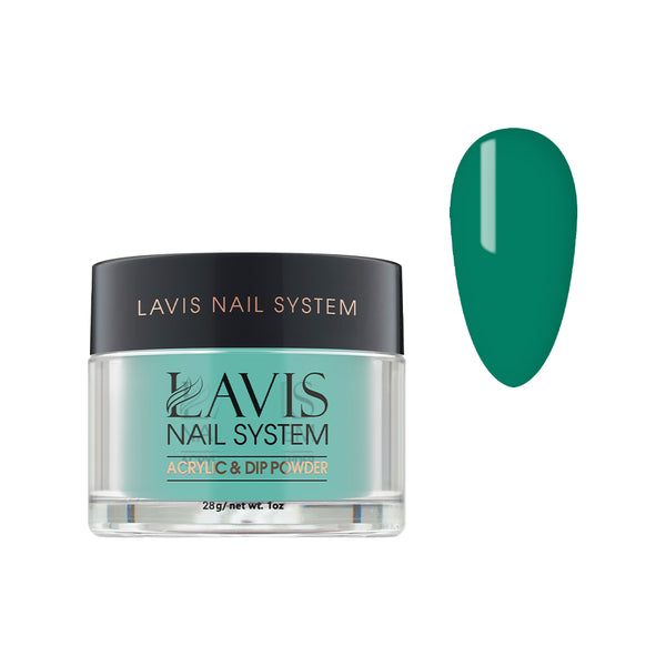 Lavis Acrylic Powder - 191 Jargon Jade - Green Colors by LAVIS NAILS sold by DTK Nail Supply