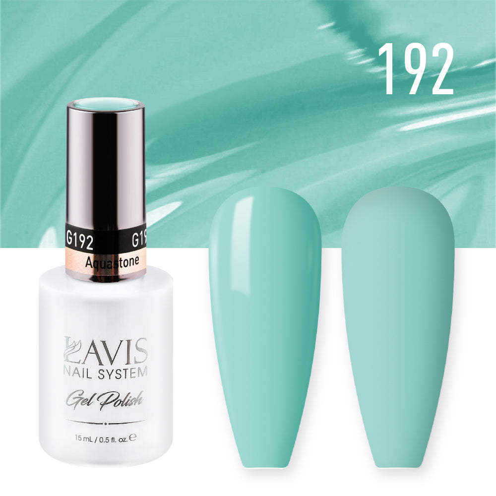 Lavis Gel Polish 192 - Green Colors - Aquastone by LAVIS NAILS sold by DTK Nail Supply