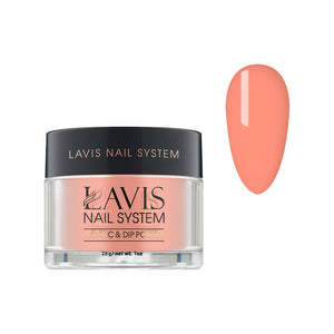 Lavis Acrylic Powder - 194 Charisma - Coral Colors by LAVIS NAILS sold by DTK Nail Supply