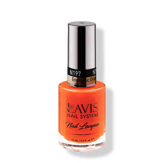  LAVIS Nail Lacquer - 197 Energetic Orange - 0.5oz by LAVIS NAILS sold by DTK Nail Supply