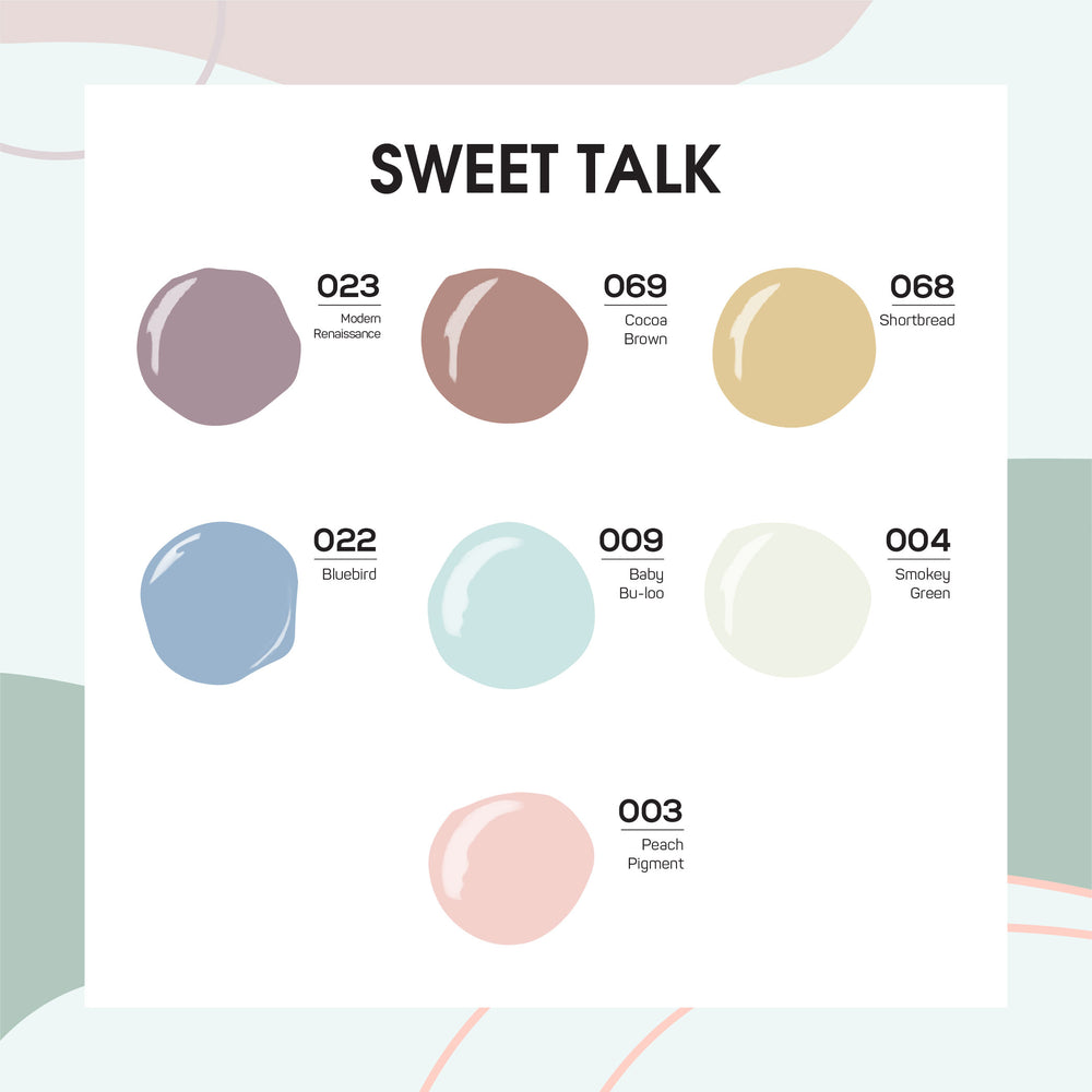  Lavis Holiday Collection: 7 Gel Polishes, 1 Base Gel, 1 Top Gel - SWEET TALK - 023; 069; 068; 022; 009; 004; 003 + BT by LAVIS NAILS sold by DTK Nail Supply