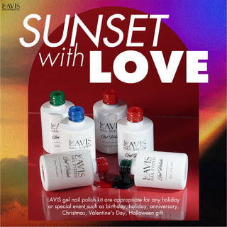  Lavis Gel Sunset With Love Set G5 (6 colors): 219, 220, 222, 223, 225, 226 by LAVIS NAILS sold by DTK Nail Supply