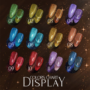 LAVIS Cat Eyes CE8 - 10 - Gel Polish 0.5 oz - Lavis Hidden Treasures Collection by LAVIS NAILS sold by DTK Nail Supply