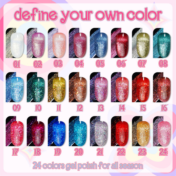 LAVIS Glitter G03 - 11 - Gel Polish 0.5 oz - Barbie Collection by LAVIS NAILS sold by DTK Nail Supply