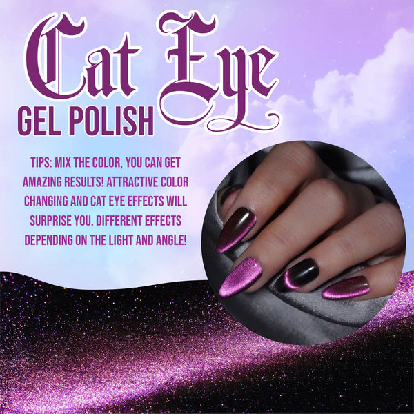 LAVIS Cat Eyes CE4 - 03 - Gel Polish 0.5 oz - Fairy Tale Collection by LAVIS NAILS sold by DTK Nail Supply