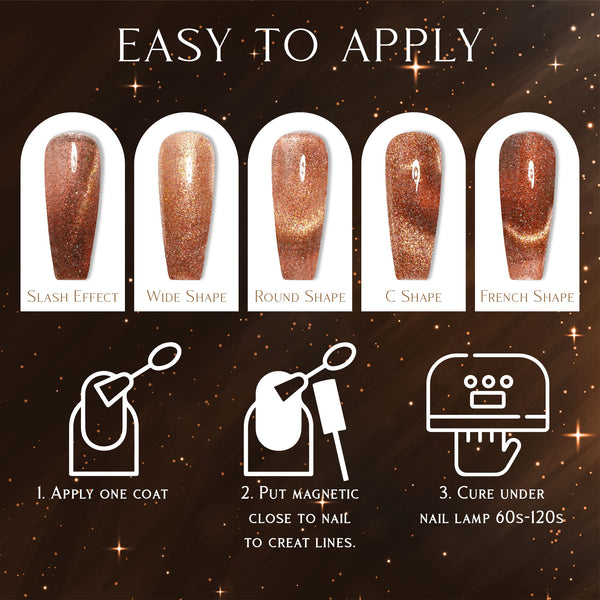 LAVIS Cat Eyes CE8 - 10 - Gel Polish 0.5 oz - Lavis Hidden Treasures Collection by LAVIS NAILS sold by DTK Nail Supply