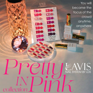 LAVIS Reflective R03 - 15 - Gel Polish 0.5 oz - Pretty In Pink Collection