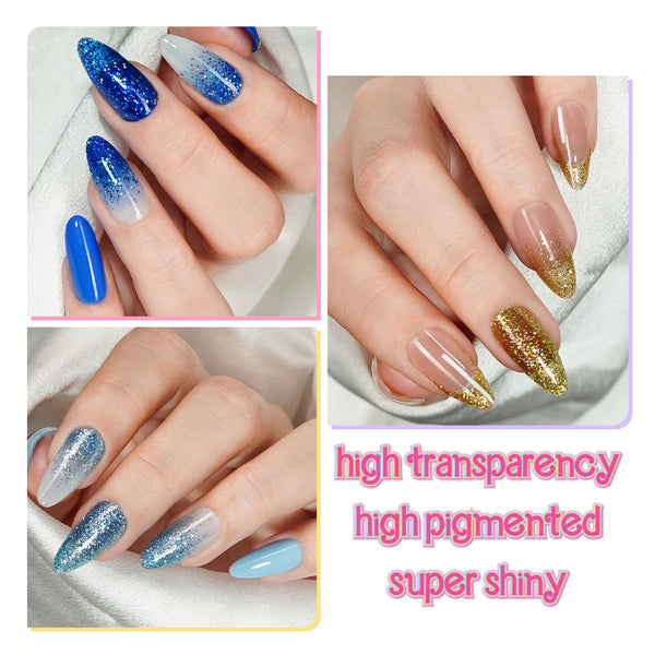 LAVIS Glitter G03 - 07 - Gel Polish 0.5 oz - Barbie Collection by LAVIS NAILS sold by DTK Nail Supply