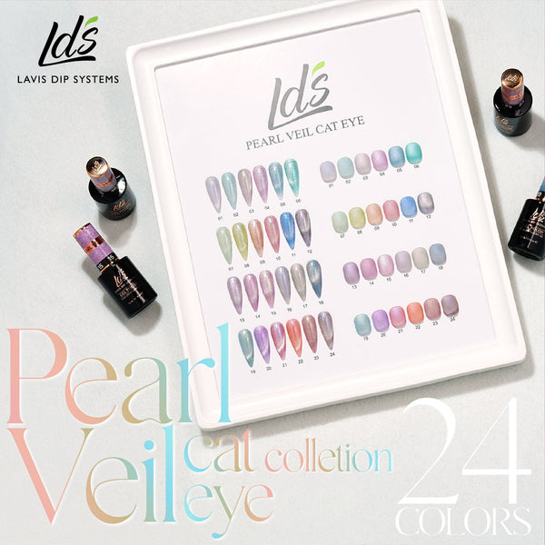  LDS Pearl CE Set - Pearl Veil Cat Eye Collection by LDS sold by DTK Nail Supply