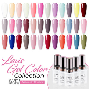 Lavis Gel Polish Part 1 by LAVIS NAILS sold by DTK Nail Supply