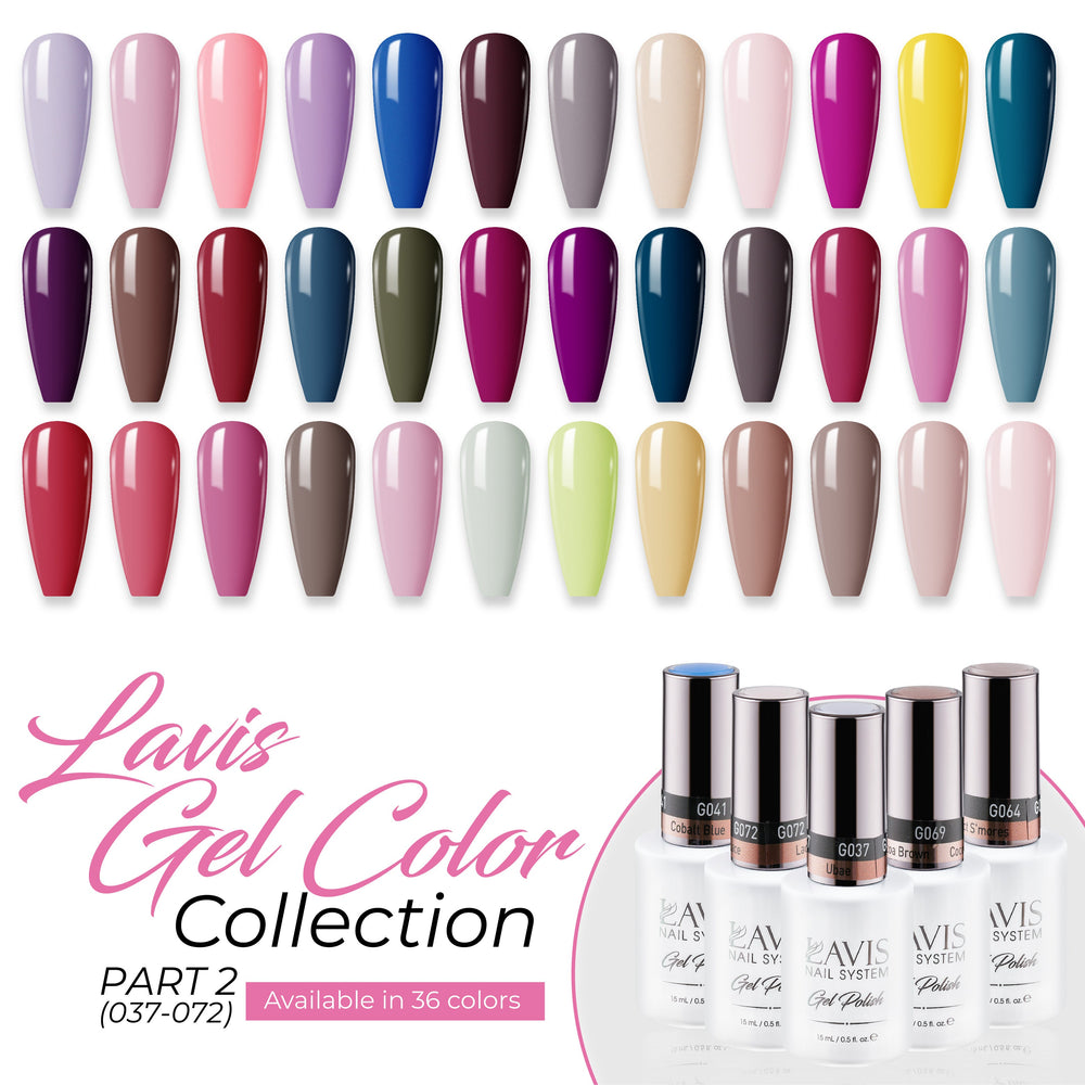 Lavis Gel Polish Part 2 by LAVIS NAILS sold by DTK Nail Supply