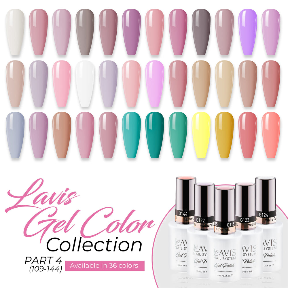 Lavis Gel Polish Part 4 by LAVIS NAILS sold by DTK Nail Supply