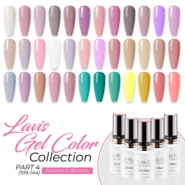 Lavis Gel Polish Part 4 by LAVIS NAILS sold by DTK Nail Supply