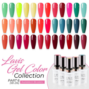 Lavis Gel Polish Part 6 by LAVIS NAILS sold by DTK Nail Supply