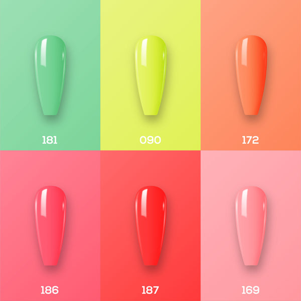  Lavis Nail Lacquer Summer Set N11 (6 colors): 181, 090, 172, 186, 187, 169 by LAVIS NAILS sold by DTK Nail Supply