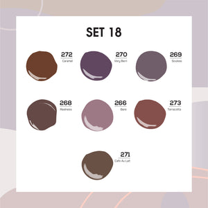  Lavis Holiday Collection: 7 Gel Polishes, 1 Base Gel, 1 Top Gel - Set 18 - 272, 270, 269, 268, 266, 273, 271 + BT by LAVIS NAILS sold by DTK Nail Supply