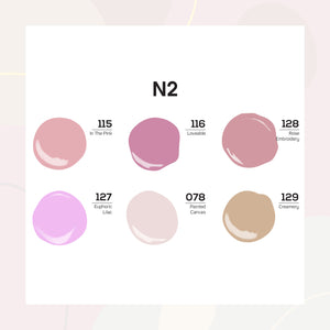  Lavis Nail Lacquer Set N2 (6 colors): 115, 116, 128, 137, 078, 129 by LAVIS NAILS sold by DTK Nail Supply