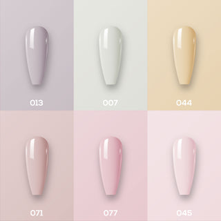  Lavis Gel Color Set 2 (6 colors): 013; 007; 044; 071; 077; 045 by LAVIS NAILS sold by DTK Nail Supply